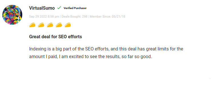 review says - VirtualSumo - Great deal for SEO efforts